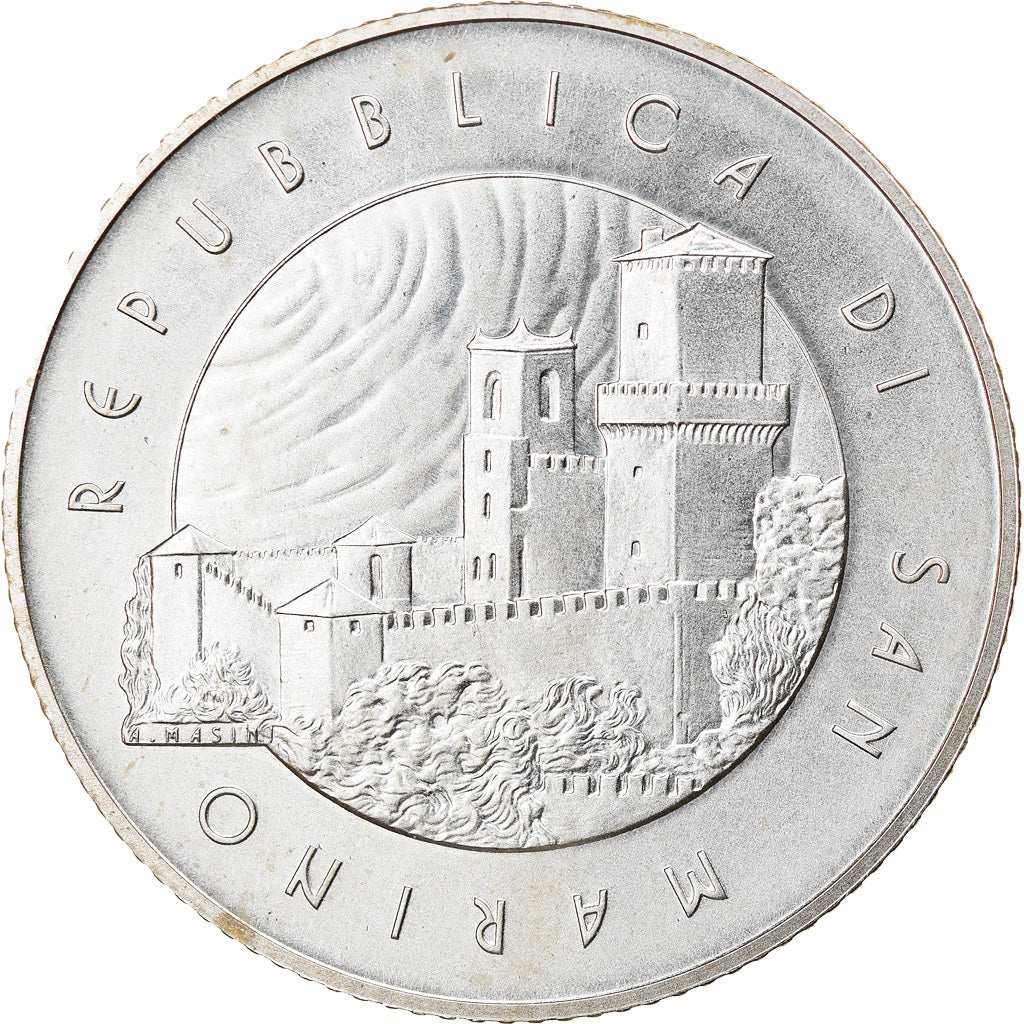 San Marino, 5 Euro, Premier homme dans l'espace, 2011, MS(65-70), Silver, KM:502