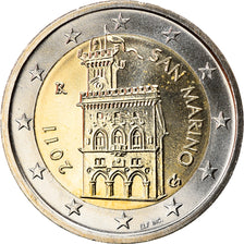San Marino, 2 Euro, 2011, Rome, MS(65-70), Bi-Metallic, KM:486