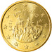 San Marino, 50 Euro Cent, 2011, MS(65-70), Brass, KM:484