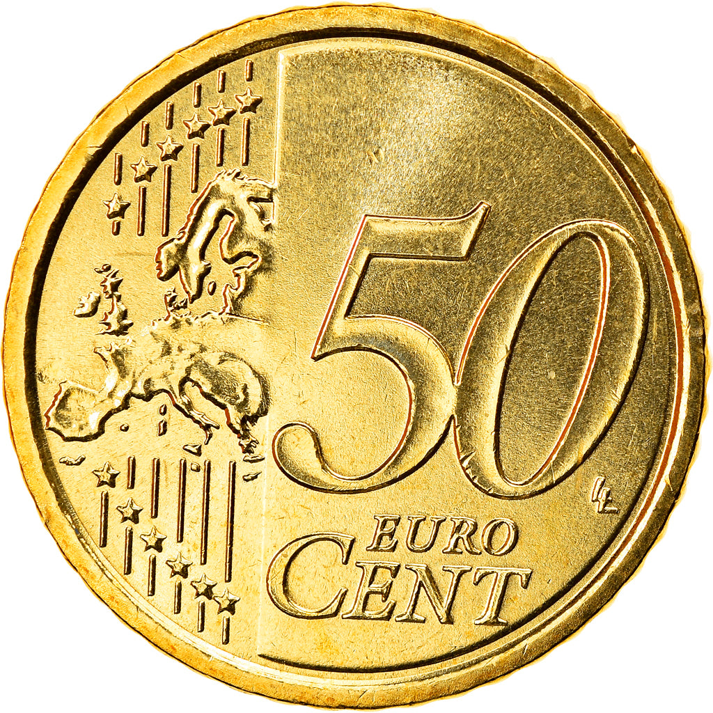 San Marino, 50 Euro Cent, 2011, MS(65-70), Brass, KM:484