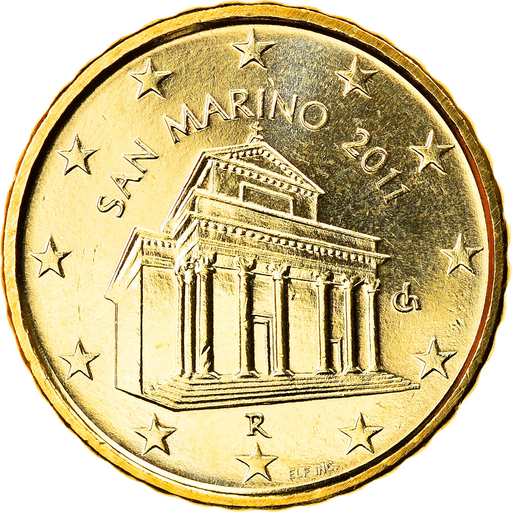 San Marino, 10 Euro Cent, 2011, FDC, Laiton, KM:482