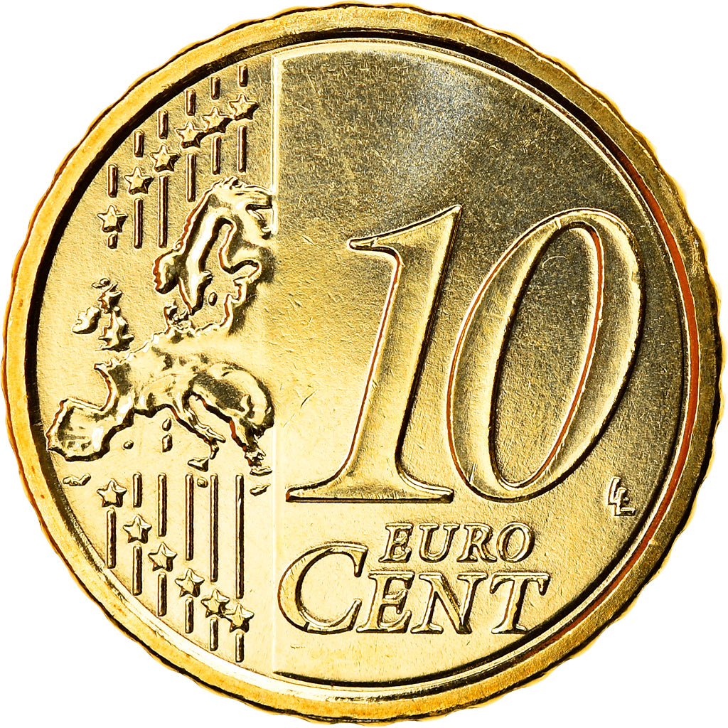 San Marino, 10 Euro Cent, 2011, FDC, Laiton, KM:482