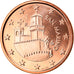 San Marino, 5 Euro Cent, 2011, MS(65-70), Copper Plated Steel, KM:442