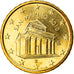San Marino, 10 Euro Cent, 2010, Rome, MS(65-70), Brass, KM:482