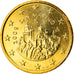 San Marino, 50 Euro Cent, 2009, Rome, MS(65-70), Brass, KM:484