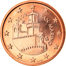 San Marino, 5 Euro Cent, 2009, Rome, MS(65-70), Copper Plated Steel, KM:442