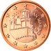 San Marino, 5 Euro Cent, 2009, Rome, MS(65-70), Copper Plated Steel, KM:442