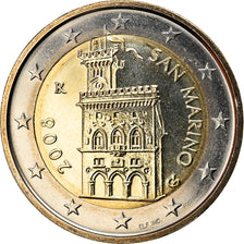 San Marino, 2 Euro, 2008, Rome, MS(65-70), Bi-Metallic, KM:486