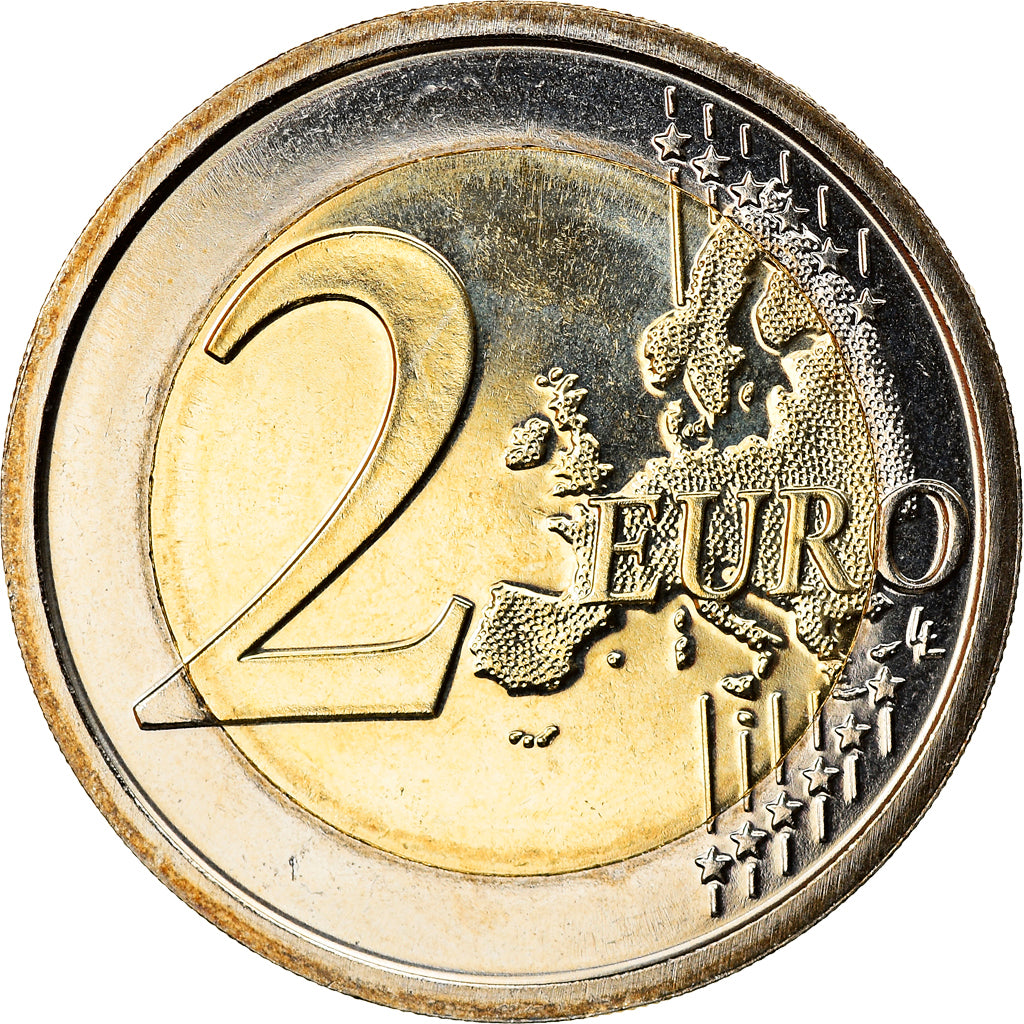 San Marino, 2 Euro, 2008, Rome, MS(65-70), Bi-Metallic, KM:486