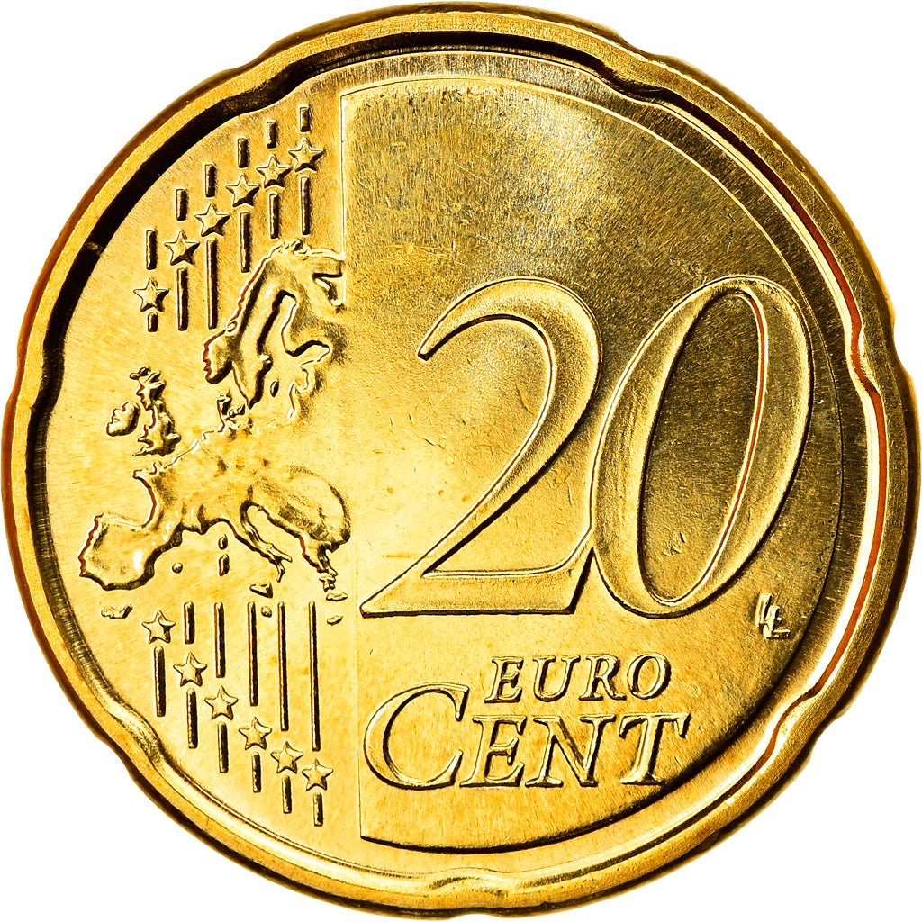 San Marino, 20 Euro Cent, 2008, Rome, FDC, Tin, KM:483