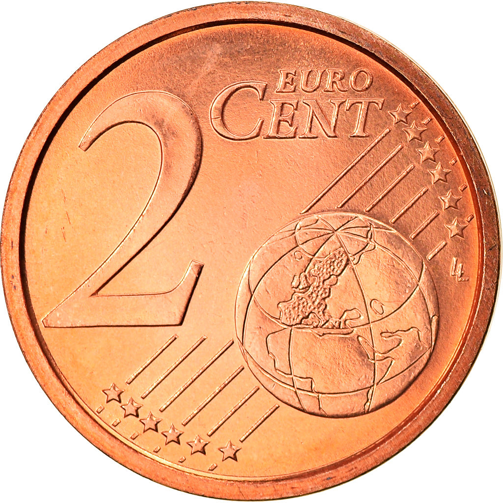 San Marino, 2 Euro Cent, 2008, Rome, FDC, Copper Plated Steel, KM:441