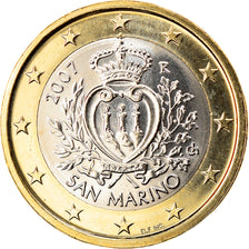 San Marino, Euro, 2007, Rome, MS(65-70), Bi-Metallic, KM:446
