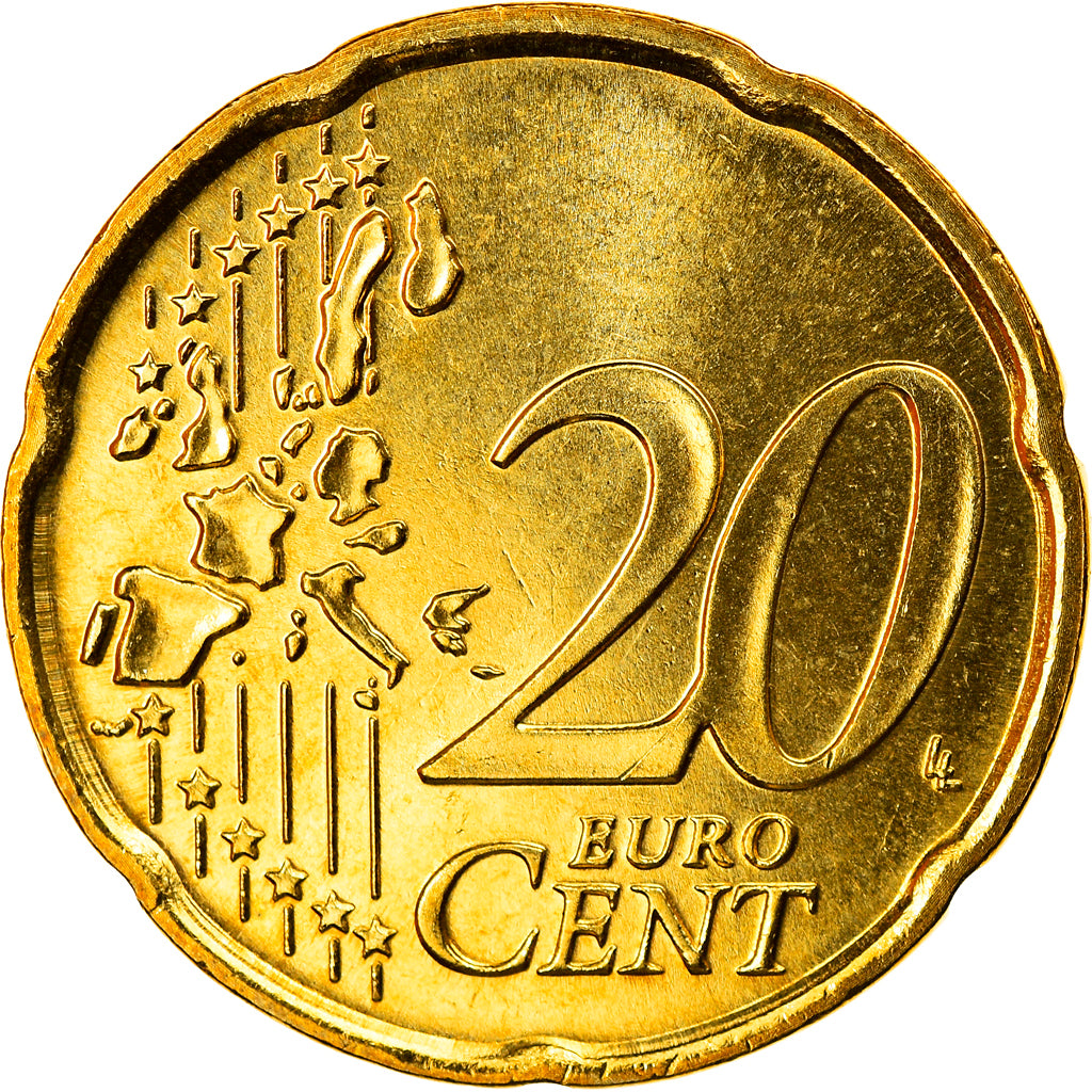 San Marino, 20 Euro Cent, 2006, Rome, MS(65-70), Brass, KM:444