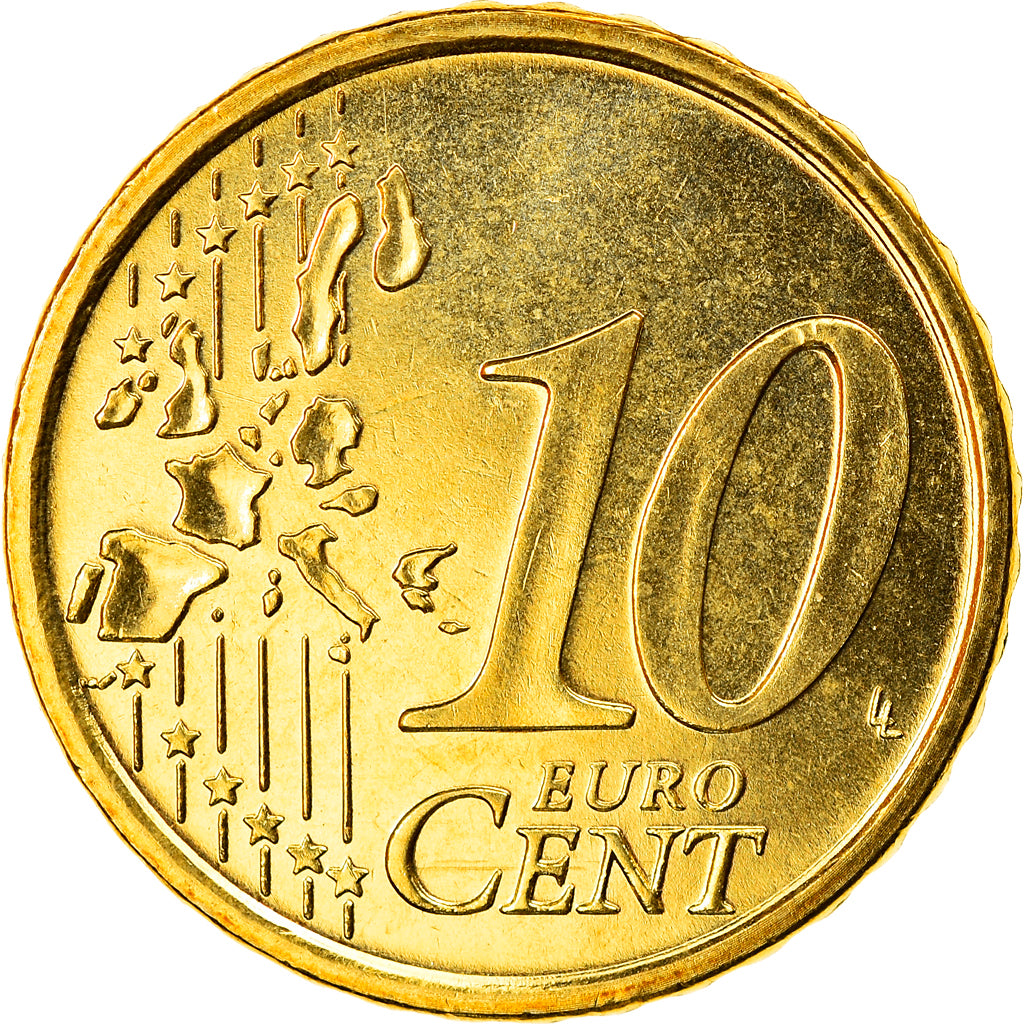 San Marino, 10 Euro Cent, 2006, Rome, STGL, Messing, KM:443