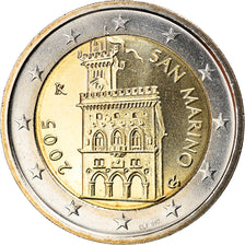 San Marino, 2 Euro, 2005, Rome, MS(65-70), Bi-Metallic, KM:447