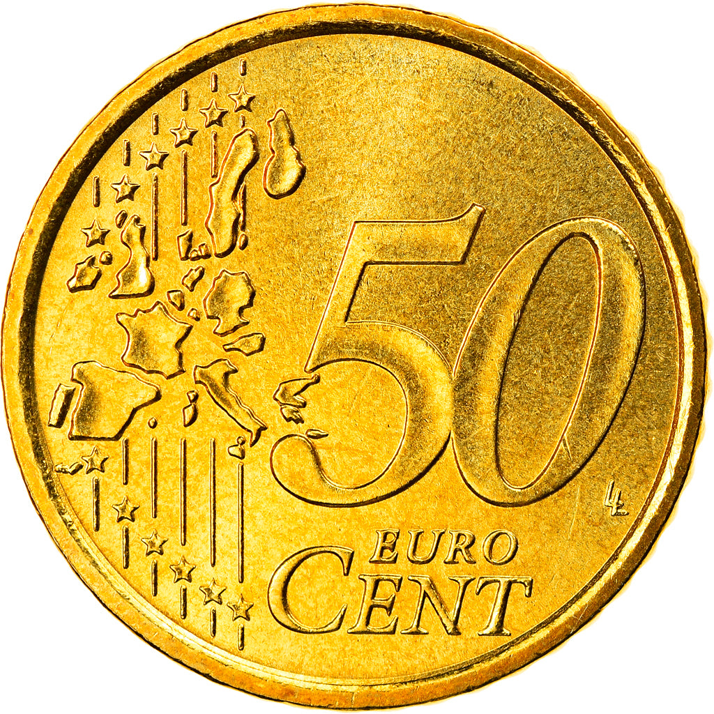 San Marino, 50 Euro Cent, 2005, Rome, MS(65-70), Brass, KM:445