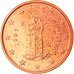 San Marino, Euro Cent, 2005, Rome, MS(65-70), Copper Plated Steel, KM:440