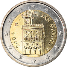 San Marino, 2 Euro, 2004, Rome, MS(65-70), Bi-Metallic, KM:447