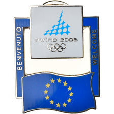 Italië, Medaille, Pin's, JO Torino, Sports & leisure, 2006, FDC, Métal