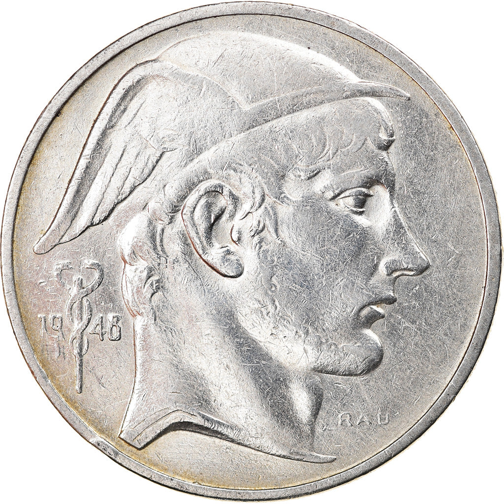 Monnaie, Belgique, 50 Francs, 50 Frank, 1948, TTB, Argent, KM:136.1