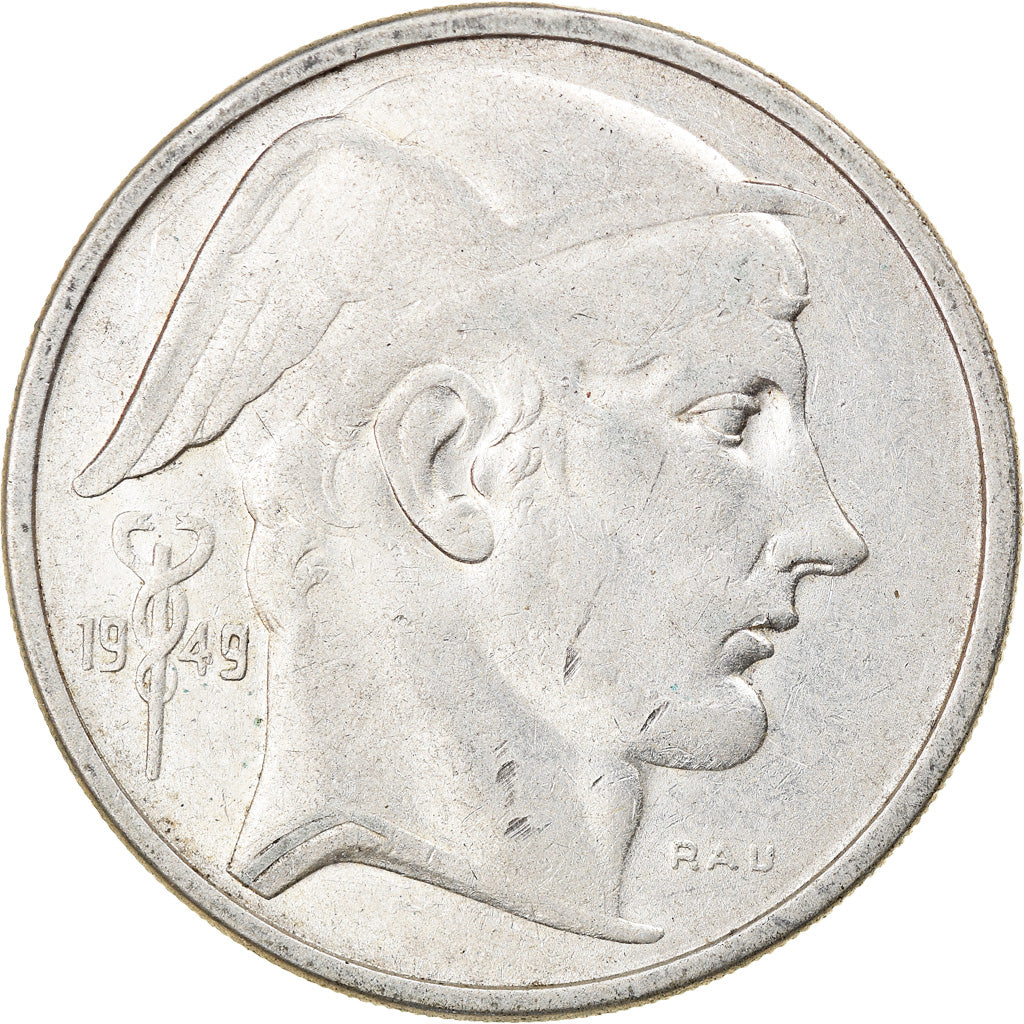 Monnaie, Belgique, 50 Francs, 50 Frank, 1949, TB+, Argent, KM:136.1