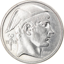Moneta, Belgio, 50 Francs, 50 Frank, 1949, BB, Argento, KM:136.1