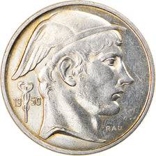 Coin, Belgium, 50 Francs, 50 Frank, 1950, EF(40-45), Silver, KM:137