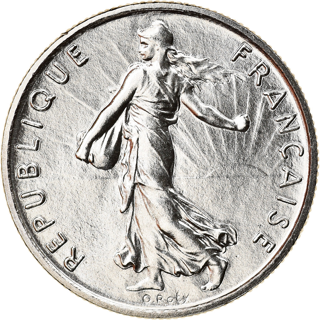 Münze, Frankreich, Semeuse, 1/2 Franc, 1971, Paris, STGL, Nickel, KM:931.1
