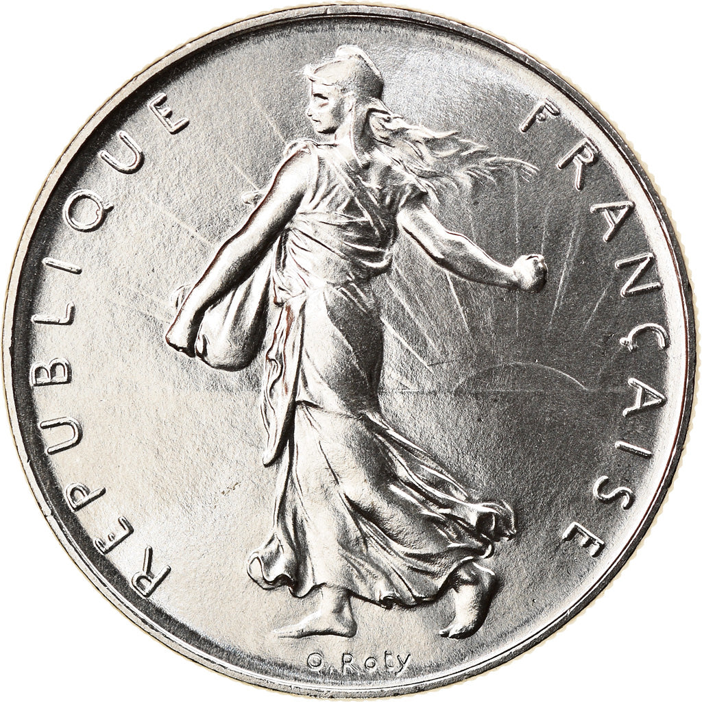 Coin, France, Semeuse, Franc, 1972, Paris, MS(65-70), Nickel, KM:925.1