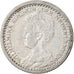 Coin, Netherlands, Wilhelmina I, 10 Cents, 1925, VF(20-25), Silver, KM:145