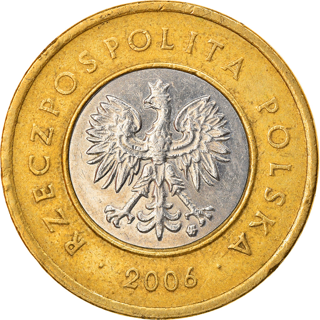 Coin, Poland, 2 Zlote, 2006, Warsaw, EF(40-45), Bi-Metallic, KM:283
