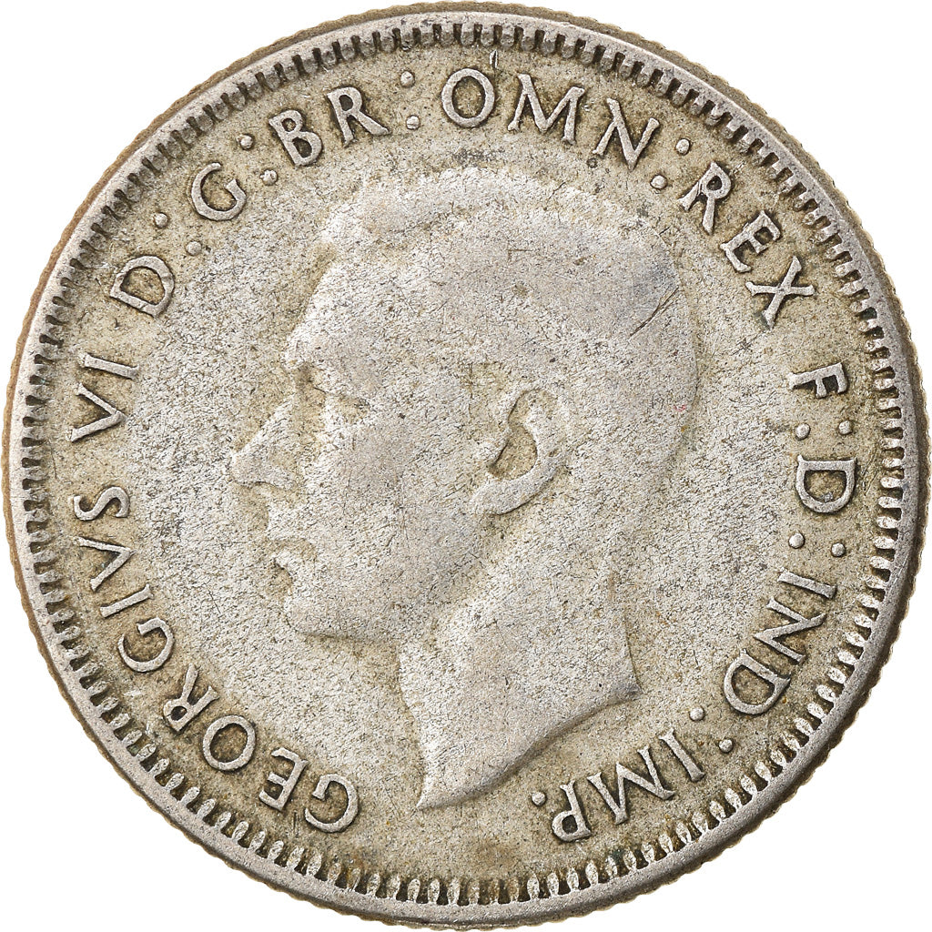 Coin, Australia, George VI, Shilling, 1946, VF(30-35), Silver, KM:39a