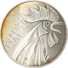 France, 10 Euro, 2014, Coq, AU(55-58), Silver, Gadoury:EU656
