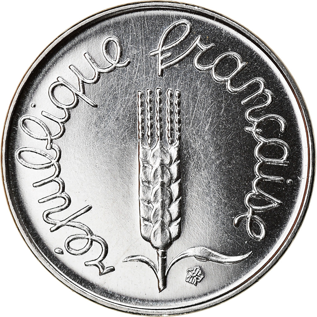 Coin, France, Épi, Centime, 1974, Paris, MS(65-70), Stainless Steel, KM:928