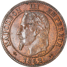 Munten, Frankrijk, Napoleon III, 2 Centimes, 1862, Bordeaux, PR, Bronze