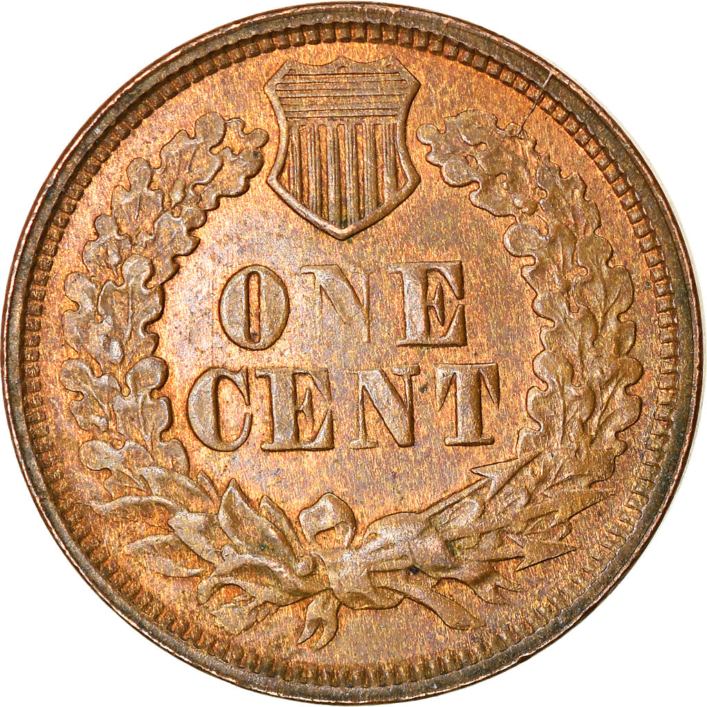 Coin, United States, Indian Head Cent, Cent, 1867, U.S. Mint, Philadelphia