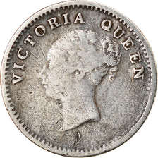 Coin, INDIA-BRITISH, Victoria, 2 Annas, 1841, Bombay, EF(40-45), Silver