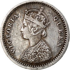 Coin, INDIA-BRITISH, Victoria, 2 Annas, 1862, EF(40-45), Silver, KM:469