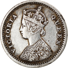 Coin, INDIA-BRITISH, Victoria, 2 Annas, 1862, EF(40-45), Silver, KM:469