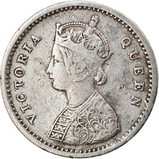 Coin, INDIA-BRITISH, Victoria, 2 Annas, 1862, EF(40-45), Silver, KM:469