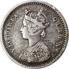 Coin, INDIA-BRITISH, Victoria, 2 Annas, 1874, EF(40-45), Silver, KM:469