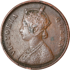 Coin, INDIA-BRITISH, Victoria, 1/4 Anna, 1862, EF(40-45), Copper, KM:467