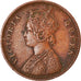 Coin, INDIA-BRITISH, Victoria, 1/4 Anna, 1862, EF(40-45), Copper, KM:467