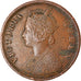 Moneta, INDIA - BRITANNICA, Victoria, 1/4 Anna, 1876, BB, Rame, KM:467