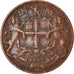Coin, INDIA-BRITISH, 1/4 Anna, 1858, EF(40-45), Copper, KM:463.1