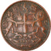Coin, INDIA-BRITISH, 1/4 Anna, 1858, EF(40-45), Copper, KM:463.1