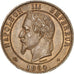 FRANCE, Napoléon III, 10 Centimes, 1864, Strasbourg, KM #798.2, MS(60-62), B...