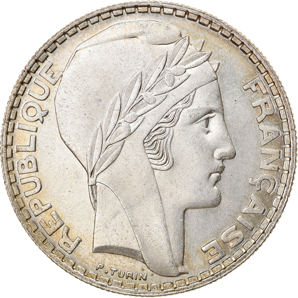 Münze, Frankreich, Turin, 20 Francs, 1933, Paris, VZ+, Silber, KM:879