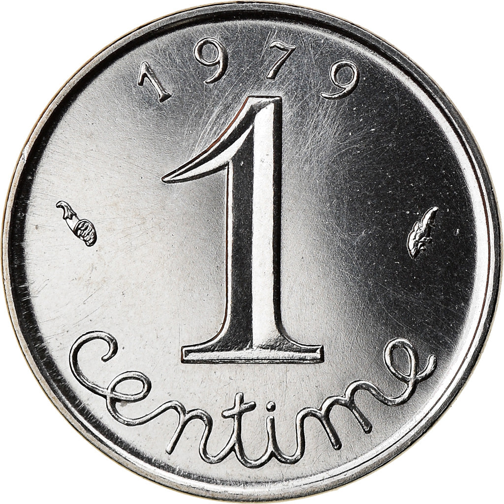 Munten, Frankrijk, Épi, Centime, 1979, Paris, PR, Stainless Steel, KM:928
