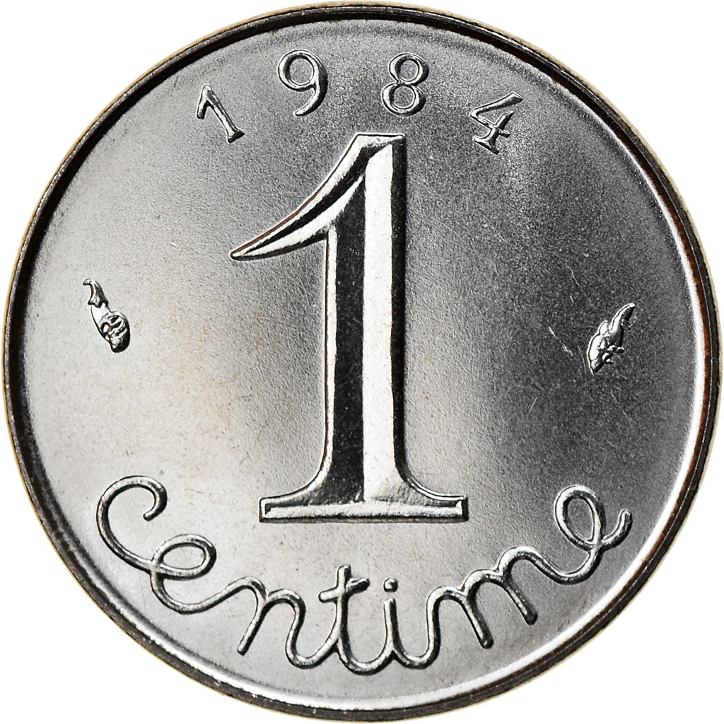 Münze, Frankreich, Épi, Centime, 1984, Paris, VZ, Stainless Steel, KM:928